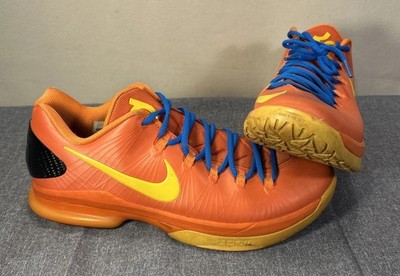 Nike Elite Series KD 5 Elite Team Orange Basketball Shoe Mens Size 10