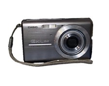 Casio EXILIM EX-Z75 7.2MP Digital Camera 3x Zoom Silver Tested No Charger