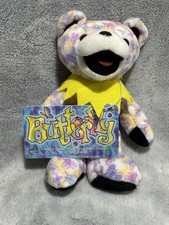 GRATEFUL DEAD BEAN BEAR BUTTERFLY LIQUID BLUE BEAR NWT RARE ROCK TOUR MERCH