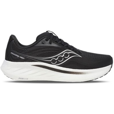 Saucony Ride 18 Black White S21000-100 Men Size 8-13 New Running Trainer