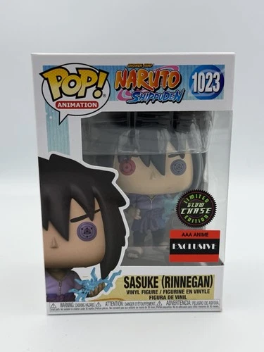 Funko Pop! Animation Naruto Shippuden 1023 Sasuke (Rinnegan) Chase W/Protector