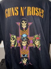 Camiseta Oficial Guns N Roses Cross XL 2023 Tour Norteamérica Nueva