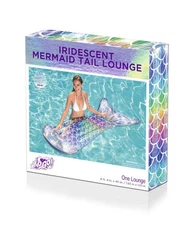 🔥NEW SEALED🔥 Bestway H2OGO! Iridescent Mermaid Tail Lounge Pool Float