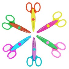 Paper Edge Scissors Set of 6 Different Patterns Craft Scissors for Teachers, ...