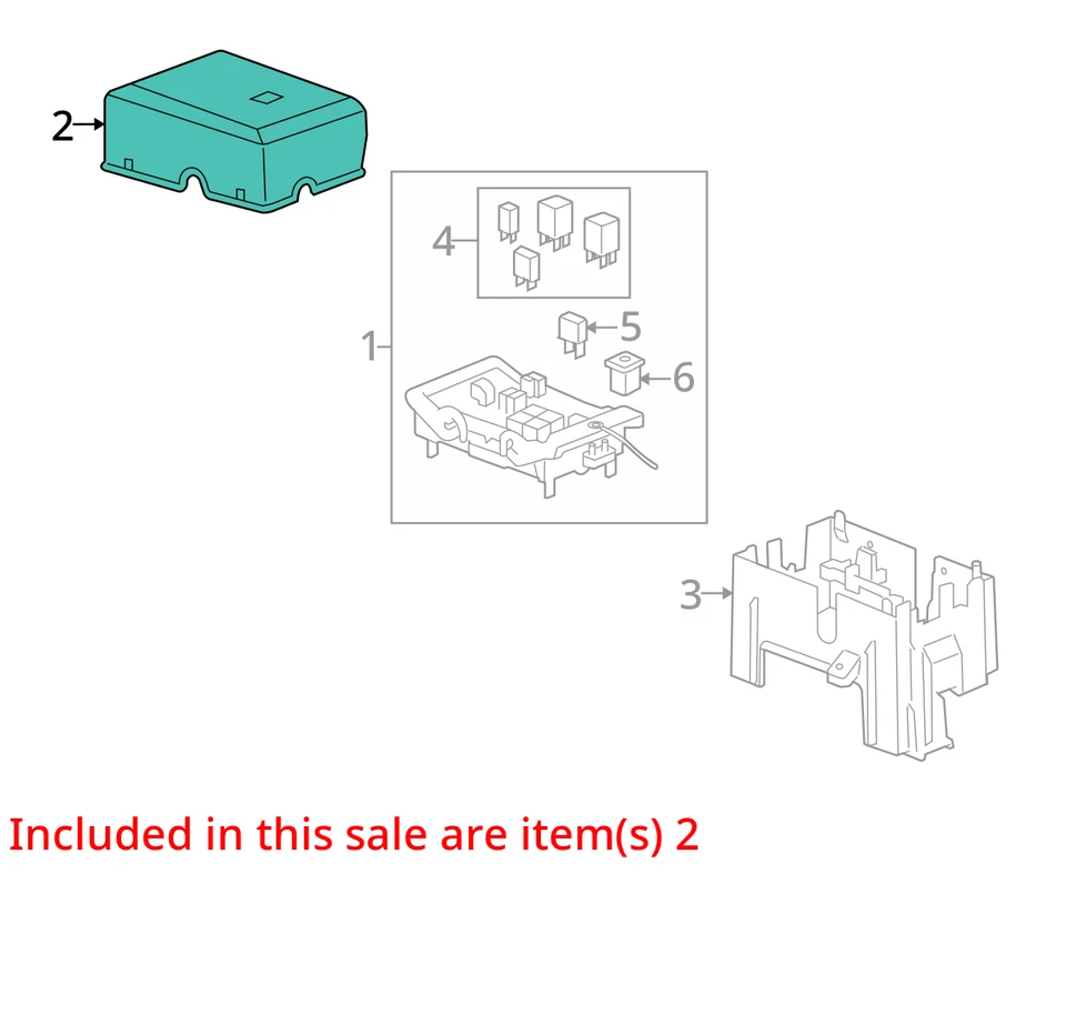 Arnés de cableado del motor Cadillac Escalade 2007-2009 cubierta de bloque de conexiones 25815385 Foto 3 de 4