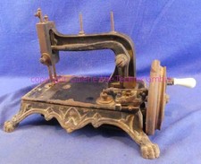 Junker & Ruh (?) Tisch- Nähmaschine alt antik - Samlg. GAT 1887