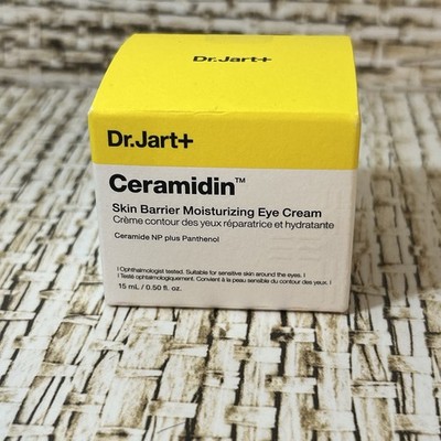 Dr. Jart Ceramidin Skin Barrier Moisturizing Eye Cream 15 ml .5 oz Full Size NIB