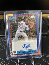 2025 TOPPS SEASON 2 KEVIN ALCANTARA SILVER PACK 1990 TOPPS CHROME AUTO SP RC!