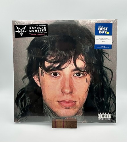 Falling in Reverse Popular Monster Neon Pink & Black Galaxy LP Vinyl New Sealed - Imagen 2 de 2