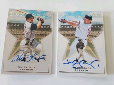 2024 Panini Boys of Summer 49/50 Tim Salmon Jim Edmonds #SSB-SE Auto