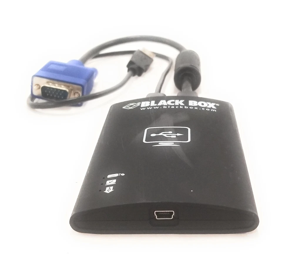 New Black Box USB Laptop Console Crash Cart Adapter KVT100A PC Remote Desktop - Image 4 of 4