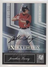 2007 Donruss Elite Extra Edition 231/500 Jonathan Lucroy #54 Auto km4