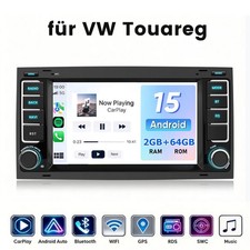 Für VW T5 Multivan Touareg Transporter Android 15 Autoradio GPS Navi BT SWC DAB+