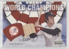 2002 Topps Stadium Club World Champions Relics Lou Piniella #WC-LVP uk2