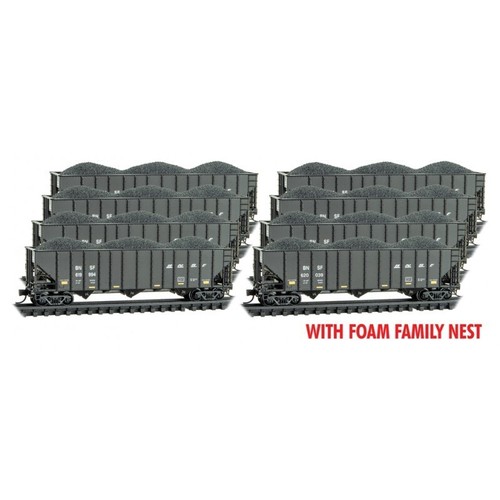 Micro-Trains N 99300826 BNSF 100-Ton 3-Bay Coal Hopper Set Freight