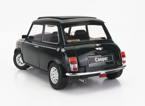 MODELLINO AUTO STATICO DIECAST MINI COOPER SUNROOF RHD 1992 VERDE BIANCO 1/12 - Foto 5 di 9