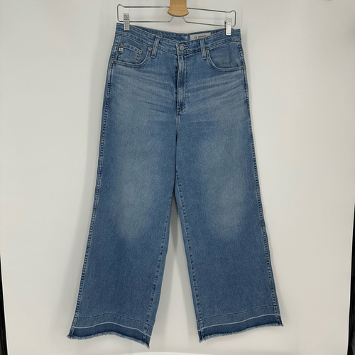 Adriano Goldschmidt Yvette High Rise Wide Leg Jeans Size 31 19 YEARS ILLUMINATE - Picture 5 of 16