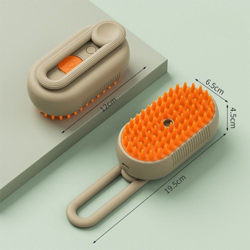 3 In1 Cat Steam Brush Anti Flying Hair Dog Comb New Cat Grooming Tool Pet - Picture 2 of 13