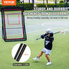 Lacrosse Rebounder for Backyard, 5x7 Ft Volleyball Bounce Back Net, Pitchback Th