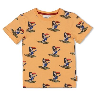 STURDY T-Shirt Happy Rio allover pfirsich Gr.110 SOMMER 2025 NEU 