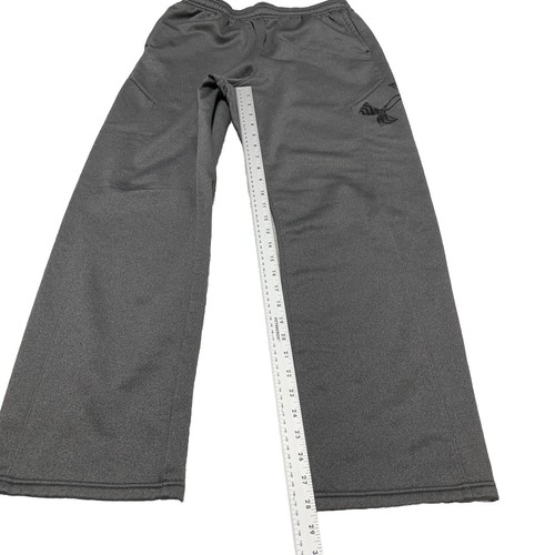 Under Armour Cold Gear Storm Sweat Pants Boys YXL Gray Drawstring Graphic Print - Picture 6 of 15