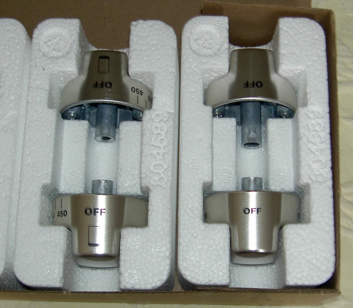 Wolf 822197 Stainless Steel Knob Kit for 48, 60 Gas Range 14 
