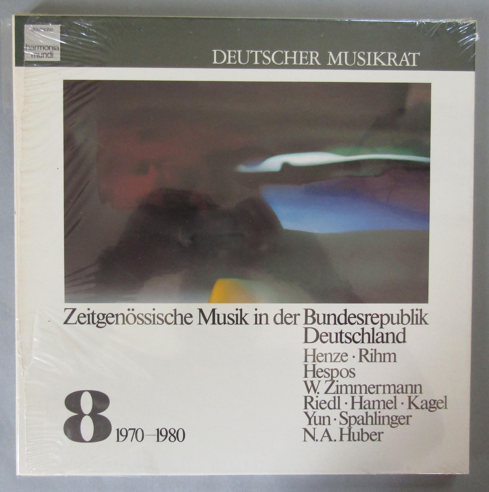 A600 Deutscher Musikrat Vol.8 Henze Rihm 3LP Harmonia Mundi DMR 1022-24 SEALED