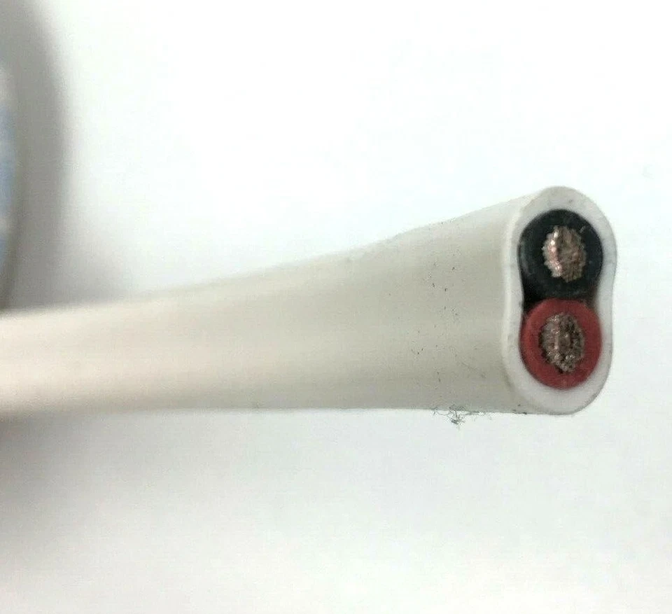 Cable calibre 12/2 AWG grado marino, cable de barco, cobre estañado, plano rojo/negro Foto 2 de 2