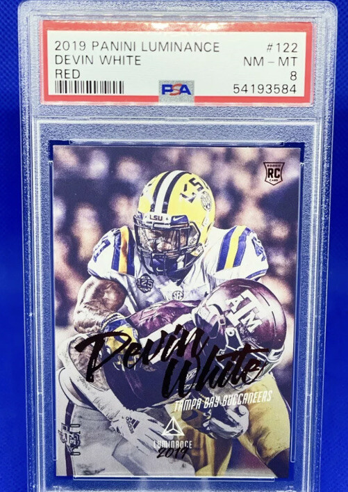 Devin White Panini Luminance #122 Red