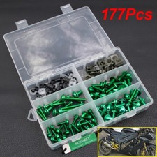 Green Fairing Bolts Kit Fastener Clips Screw For Yamaha Kawasaki Suzuki Aprilia