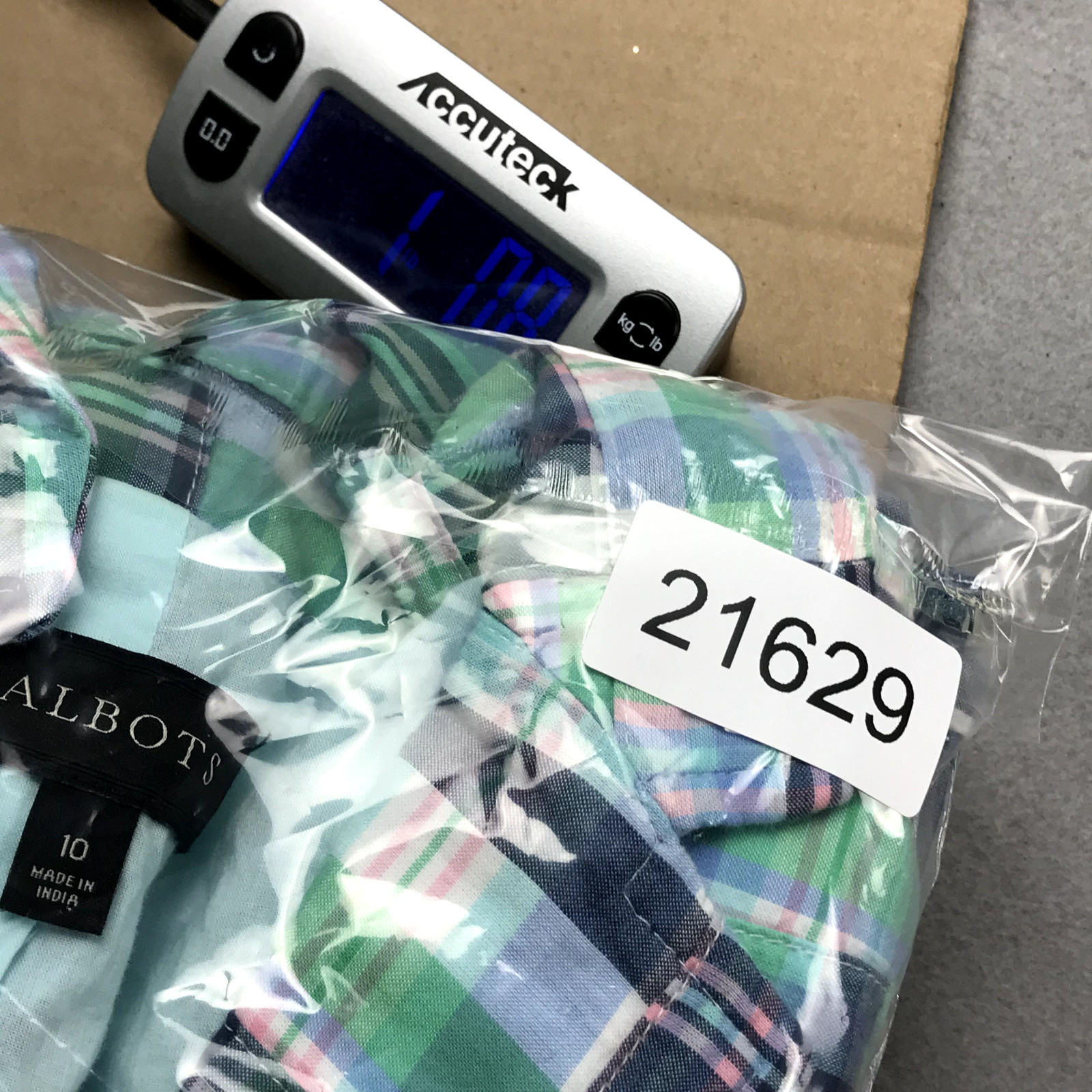 Talbots Jacket Womens 10 Blue Patchwork Lined But… - image 10