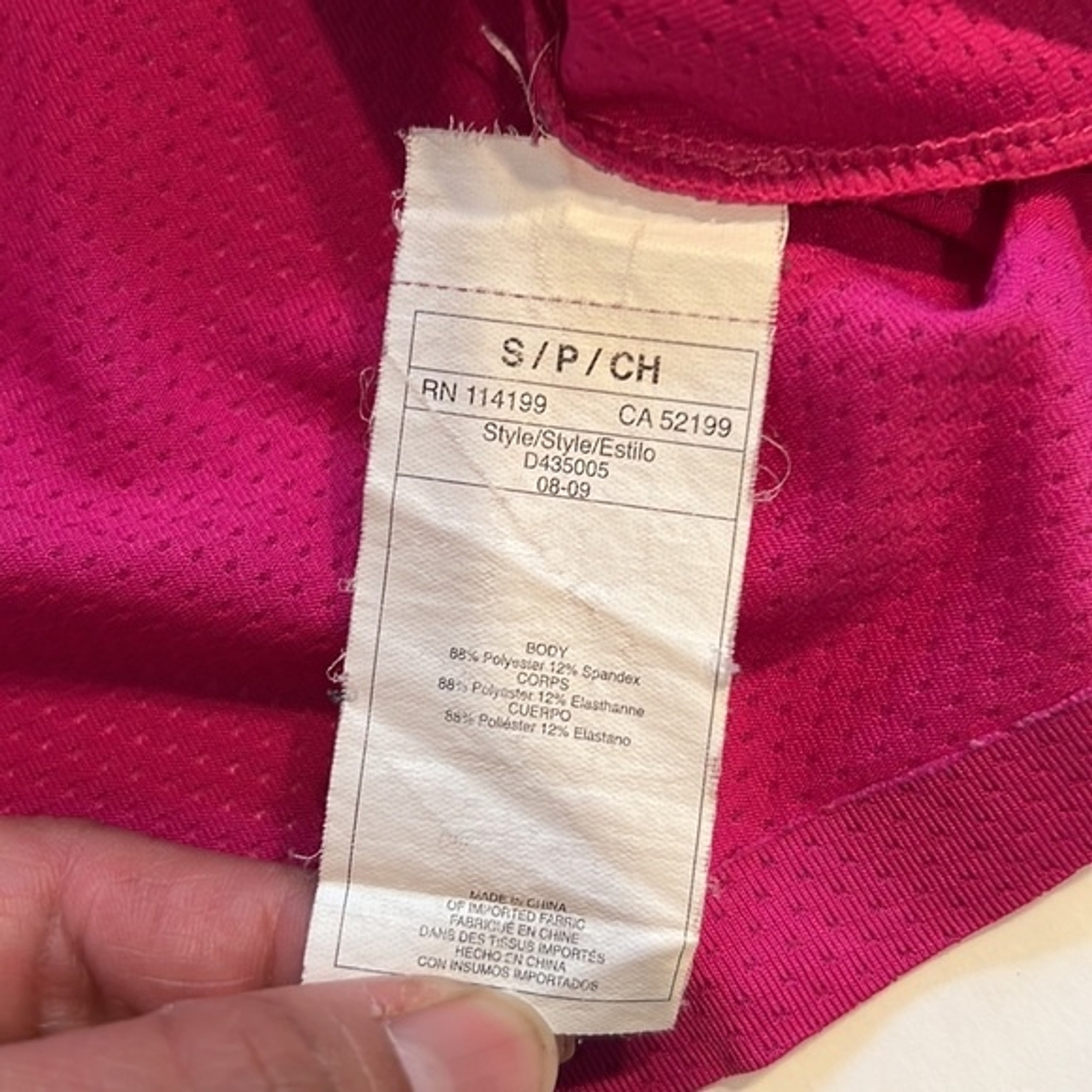 Roxy Pullover reflective tabs thumbholes pink hal… - image 10