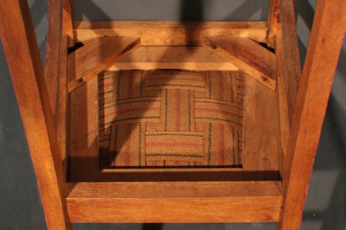 Silla, silla tapizada Biedermaier roble alrededor de 1930 #2553 - Imagen 6 de 6