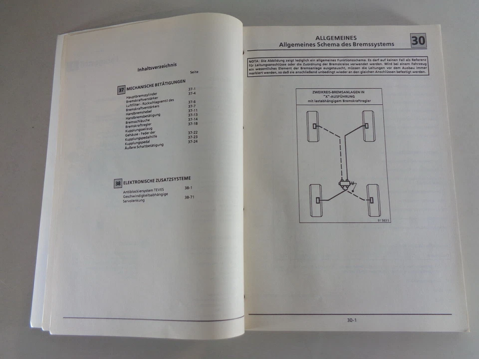Manual De Taller Renault Laguna Ejes Ruedas Dirección Mecánica Año 1993 - Imagen 3 de 4