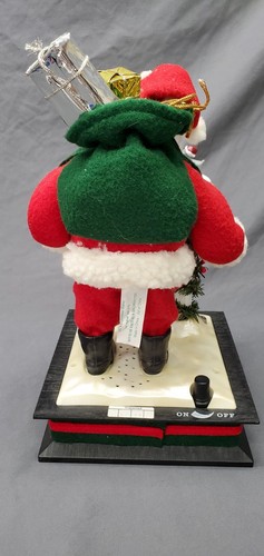 Vintage Holiday Creations Santa Claus North Pole Scene Light Christmas Music - Picture 8 of 10