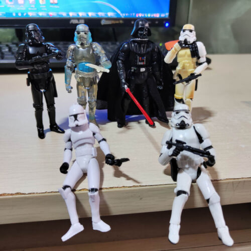 3,75" Star Wars Stormtrooper Sandtrooper Klontrooper Darth Vader - Ihre Wahl - Bild 4 von 31