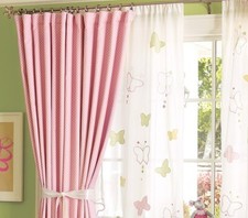 Pottery Barn Kids Pink Mini Dot Blackout Curtain Panel 44x84" NEW IN PACKAGE