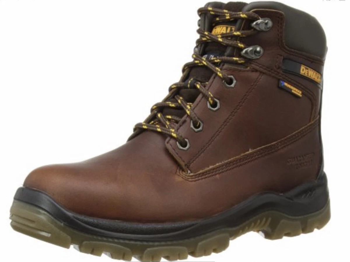 Titanium top safety boots