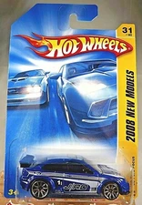2008 Hot Wheels #31 New Models 31/40 '08 FORD FOCUS Blue Variant w/Chrome 10 SP