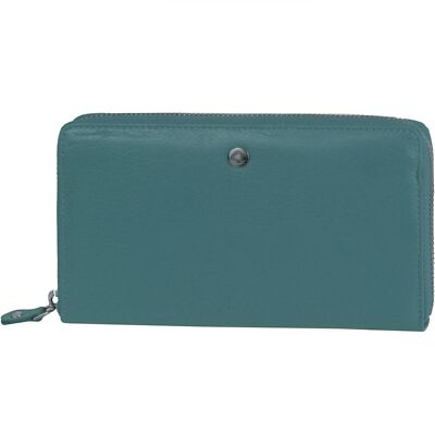 Greenburry Spongy Geldbörse Leder 19cm #16931 (petrol)