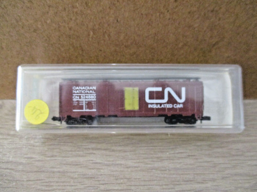 MODEL POWER WAGON COUVERT "CN" 524880 à BOGIES + boite  éch N réf 3405 | Zustand: Occasion