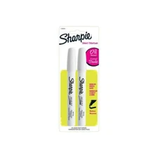 Sharpie Permanent Markers Medium Point White 2/Pack (1782041)