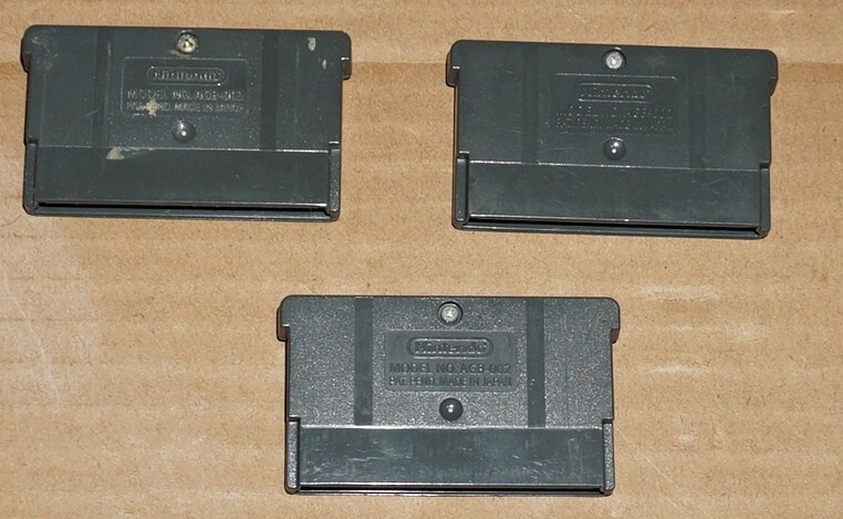 3 x Rayman Nintendo GBA Games Rayman Advance, Raving Rabbids, Hoodlums ...