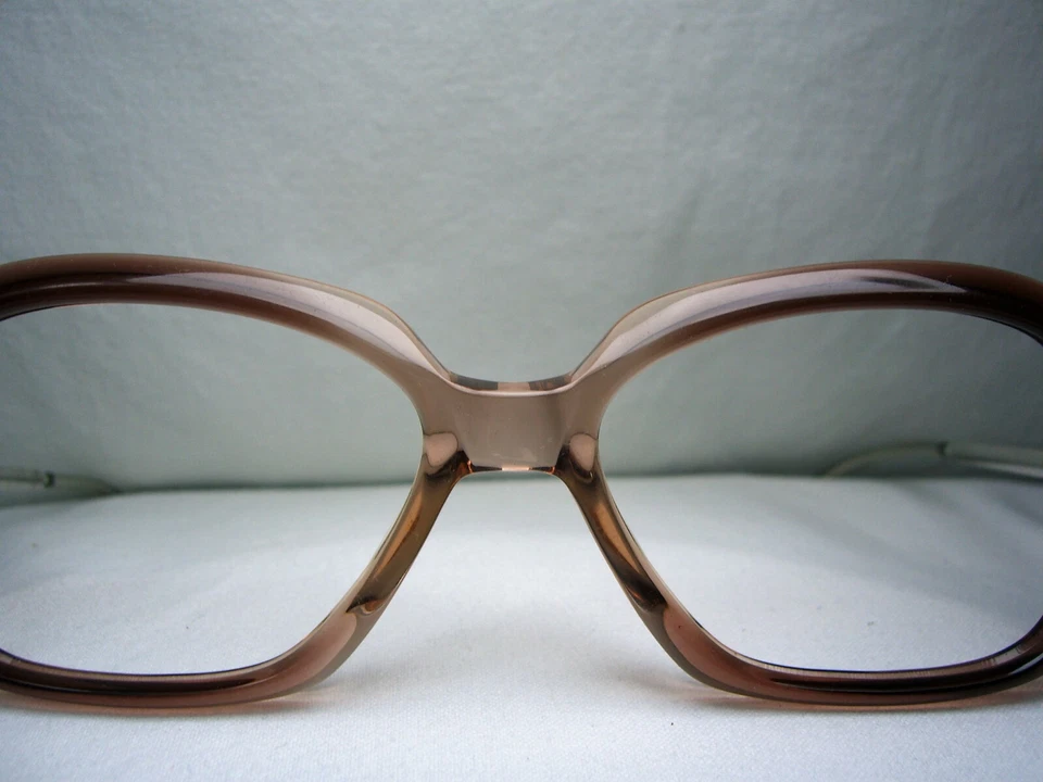 Óculos de luxo Morel quadrado oval banhado a platina masculino feminino armação NOS vintage - Imagem 2 de 4