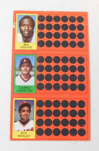 1981 TOPPS BASEBALL SCRATCH-OFF COMPLETE PANEL YOU PICK YOUR CARD (item#J11) - Picture 36 of 63