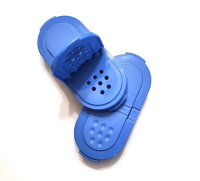 TUPPERWARE Modular Mates Spice Shaker Blue LIDS Caps only # 1844 qty. 2 NEW
