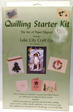 Quilling Starter Kit The Art of Paper Filigree Lake City Craft Co. 15 Designs