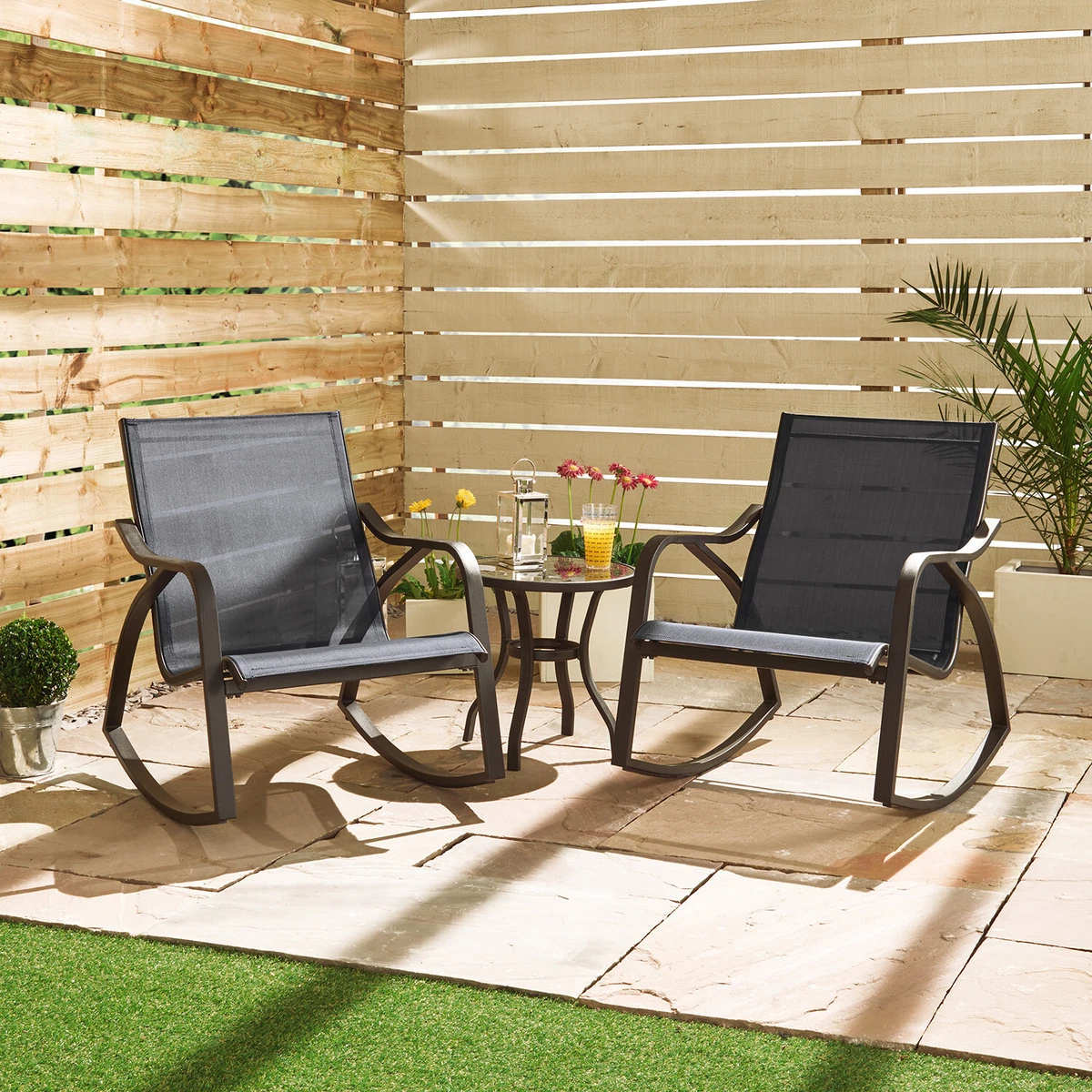 Essential garden rocking on sale chair