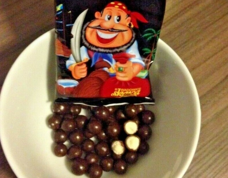 SKAWA Korsarz PIRATE Candies Dragee Chocolate Covered Coconut