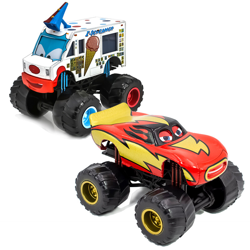 Mattel Disney Movie Cars Lot Monster Ambulance Frightening Mcqueen